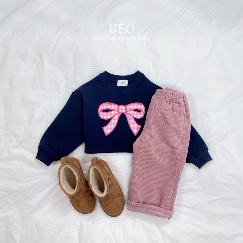 U Eo - Korean Children Fashion - #stylishchildhood - Robbon Crop Sweatshirt - 10