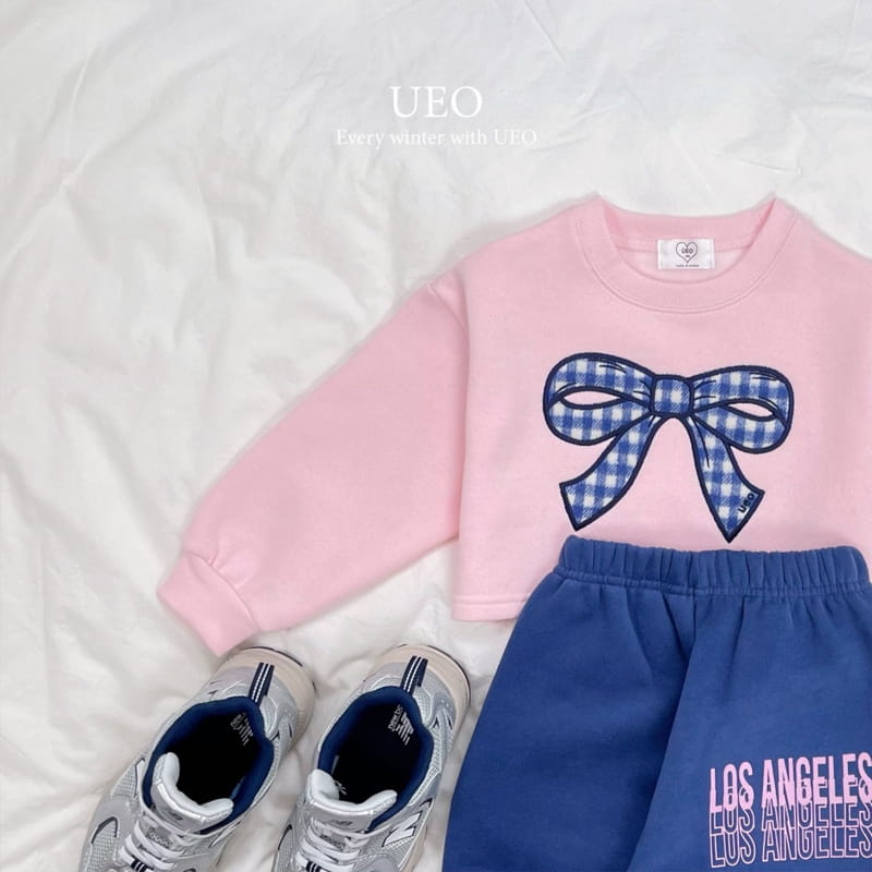 U Eo - Korean Children Fashion - #todddlerfashion - Robbon Crop Sweatshirt - 8