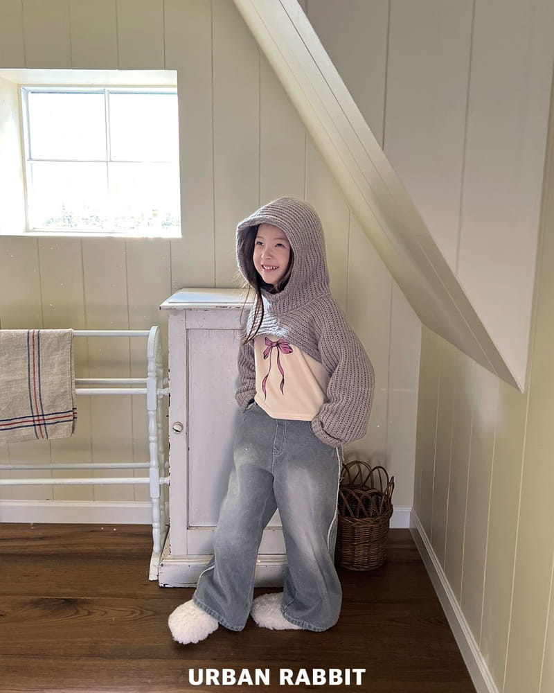 Urban Rabbit - Korean Children Fashion - #childofig - Deggi Fleece Jeans - 5