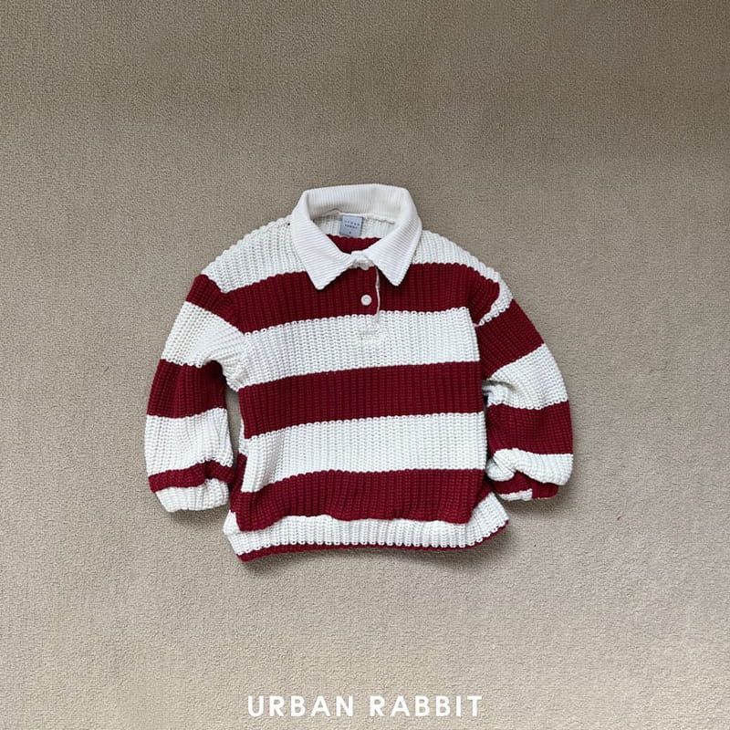 Urban Rabbit - Korean Children Fashion - #childofig - Knit Collar Ling Tee