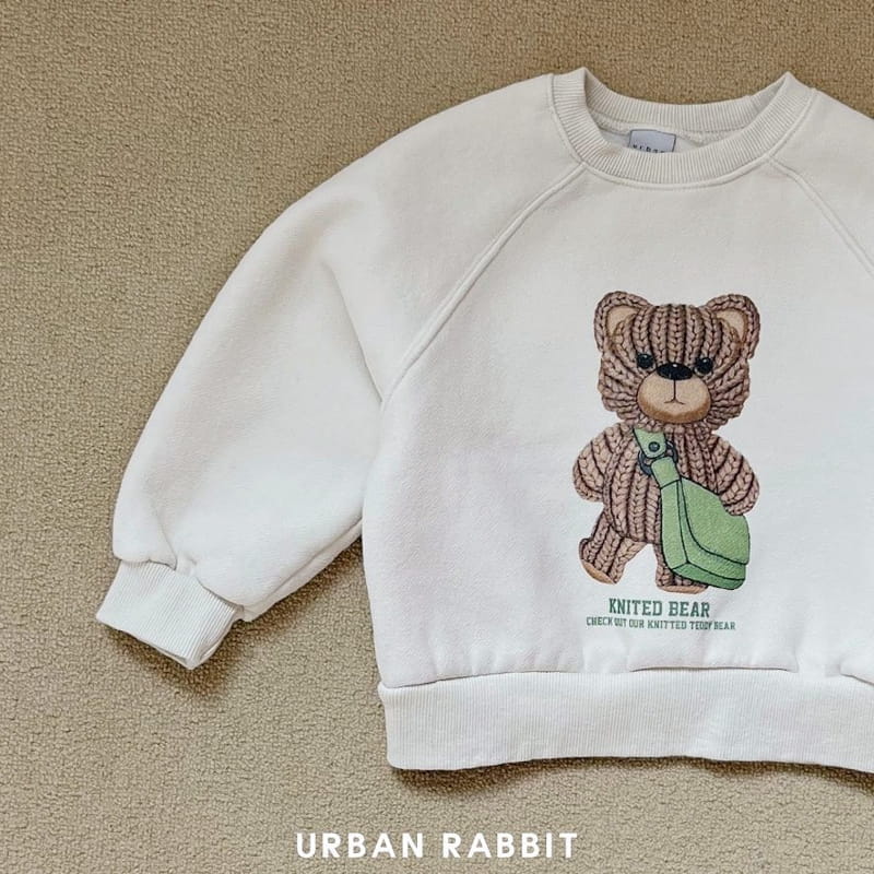 Urban Rabbit - Korean Children Fashion - #childrensboutique - Knit Bear Sweatshirt - 3