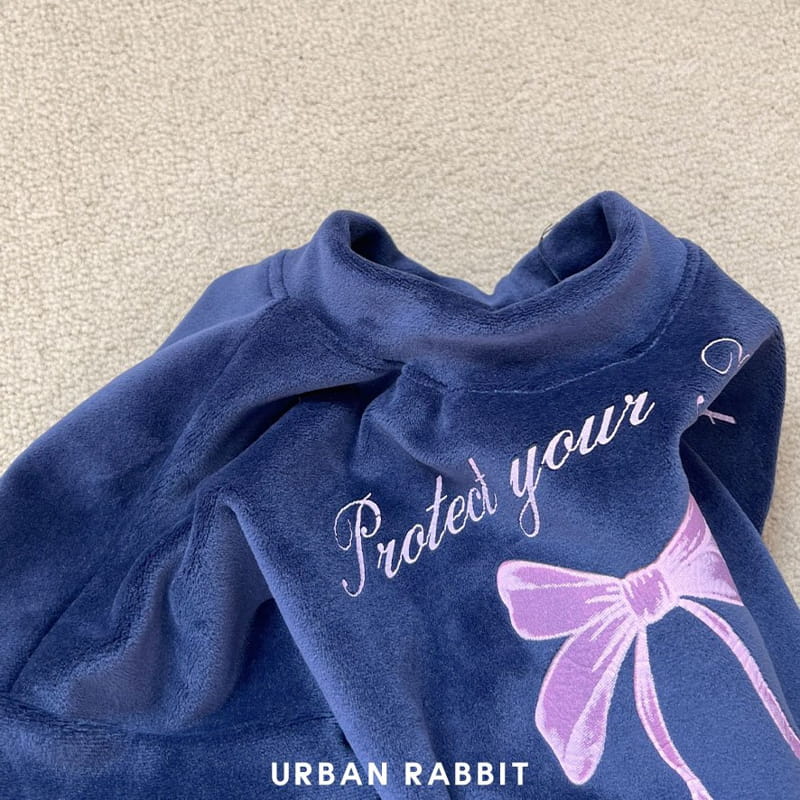 Urban Rabbit - Korean Children Fashion - #designkidswear - Velvet Ribbon Crop Tee - 6