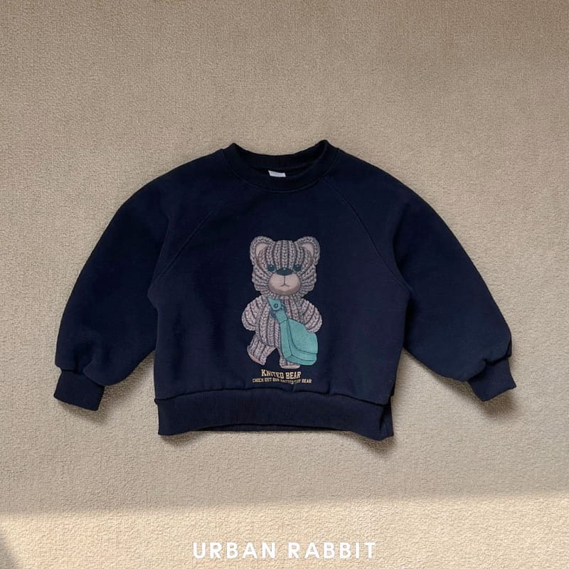 Urban Rabbit - Korean Children Fashion - #childrensboutique - Knit Bear Sweatshirt - 4