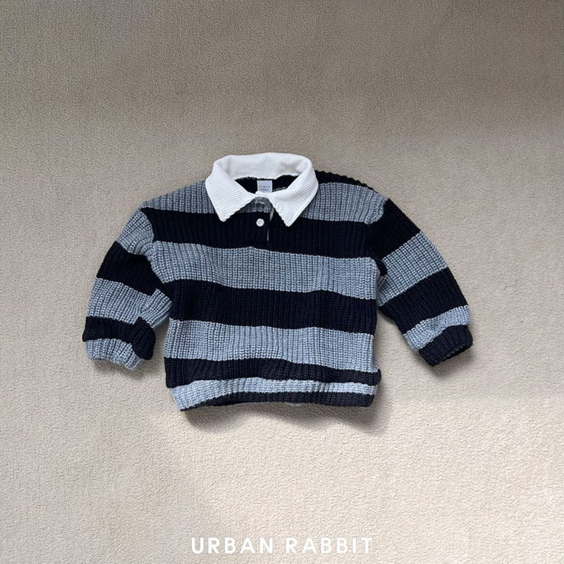 Urban Rabbit - Korean Children Fashion - #designkidswear - Knit Collar Ling Tee - 3