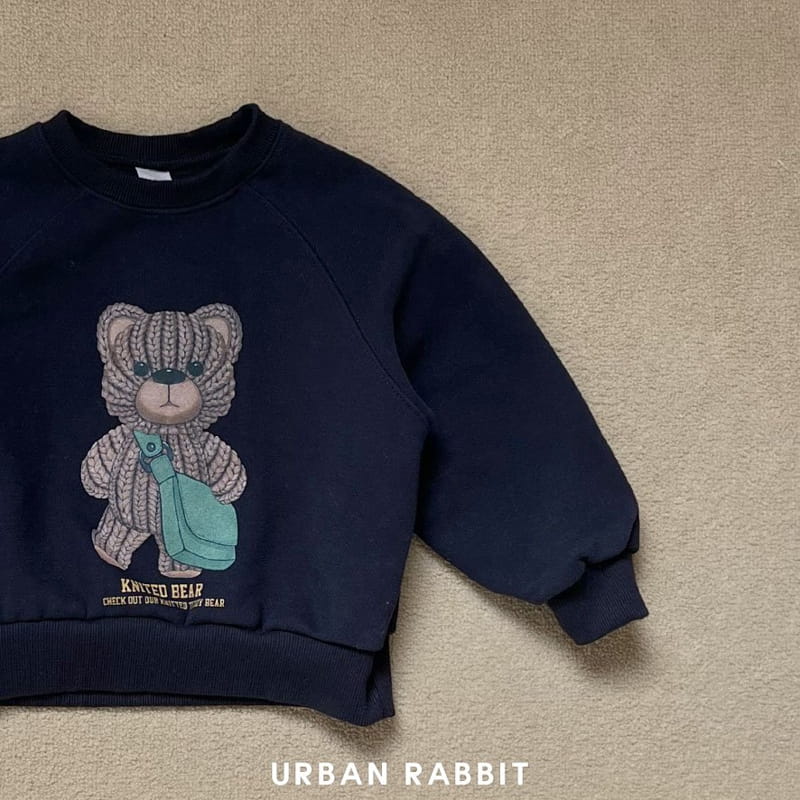 Urban Rabbit - Korean Children Fashion - #discoveringself - Knit Bear Sweatshirt - 5