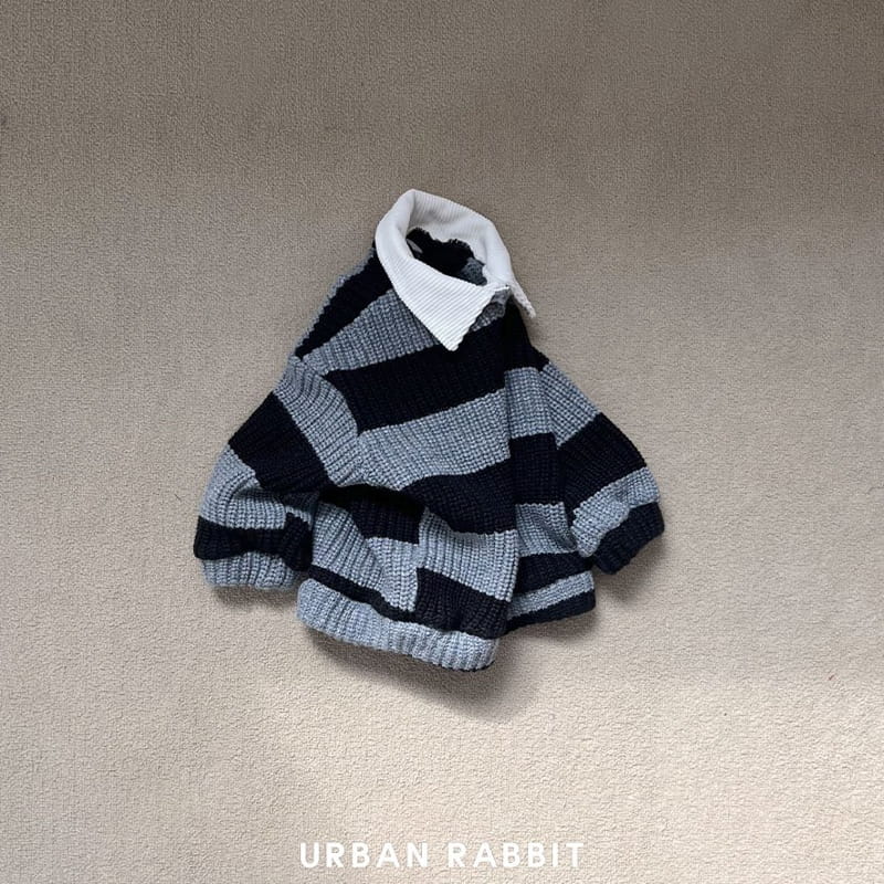 Urban Rabbit - Korean Children Fashion - #designkidswear - Knit Collar Ling Tee - 4