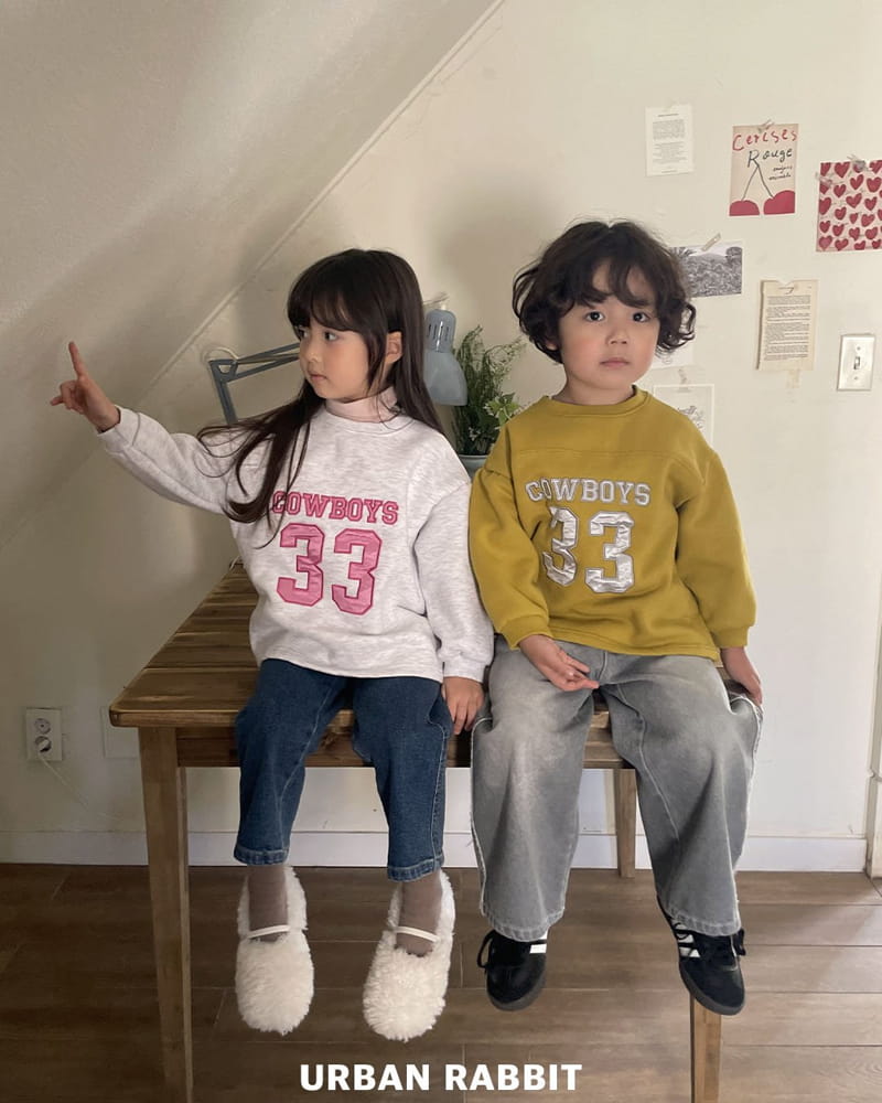 Urban Rabbit - Korean Children Fashion - #fashionkids - Cow Boy Sweatshirt - 6