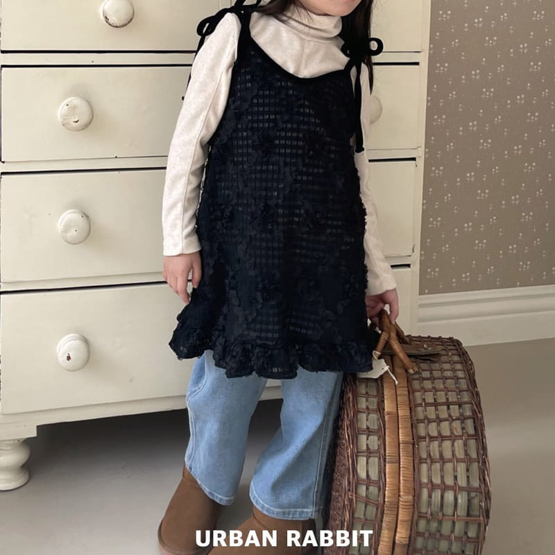 Urban Rabbit - Korean Children Fashion - #littlefashionista - Bear Slit Turtleneck Tee - 6