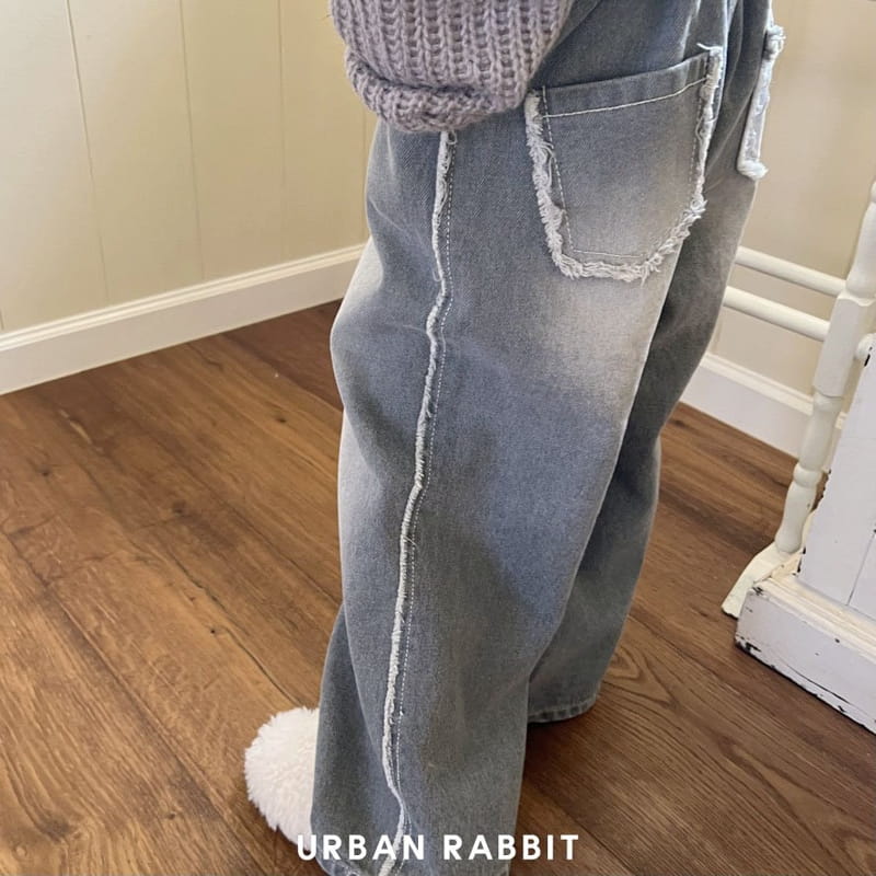 Urban Rabbit - Korean Children Fashion - #minifashionista - Deggi Fleece Jeans - 3