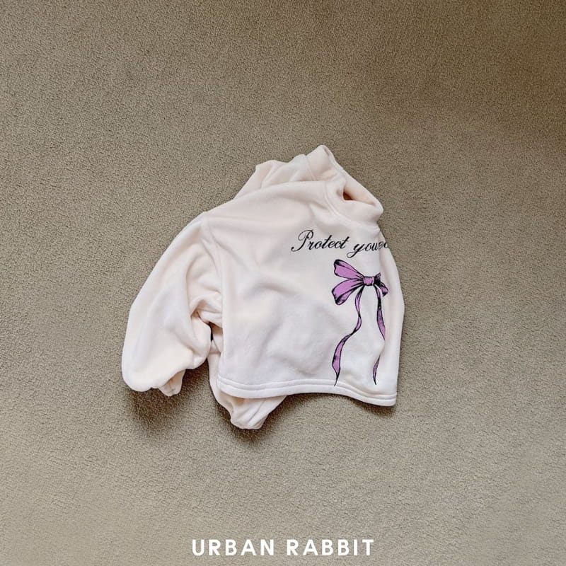 Urban Rabbit - Korean Children Fashion - #stylishchildhood - Velvet Ribbon Crop Tee - 3