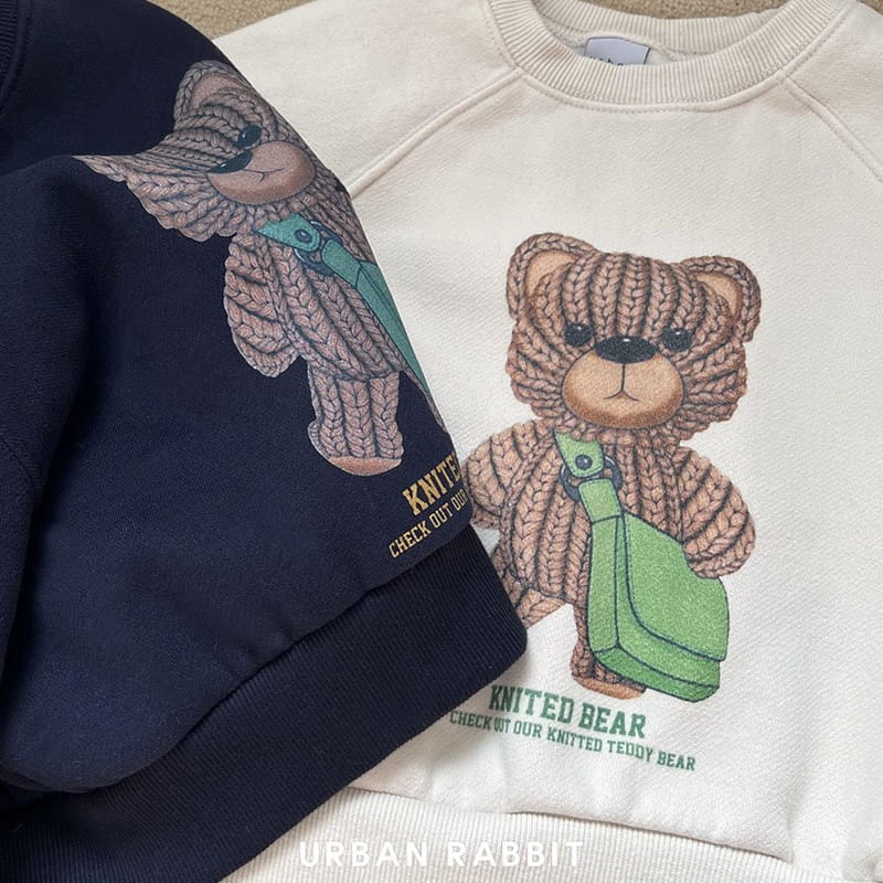 Urban Rabbit - Korean Children Fashion - #stylishchildhood - Knit Bear Sweatshirt