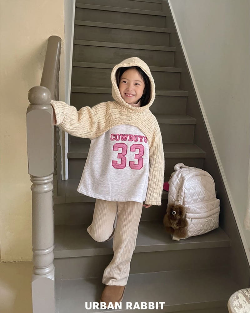 Urban Rabbit - Korean Children Fashion - #todddlerfashion - Knit Hoody Borelo - 7