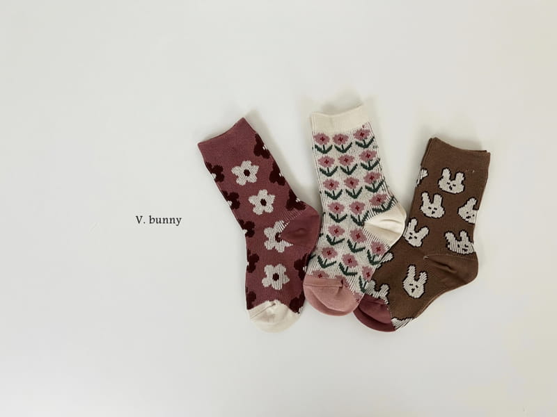 V Bunny - Korean Children Fashion - #Kfashion4kids - Yoyo Socks Set