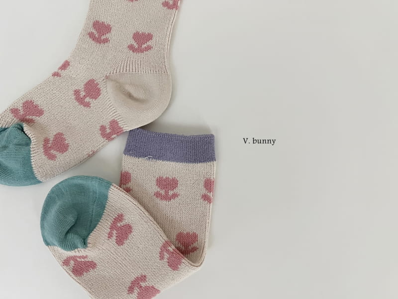 V Bunny - Korean Children Fashion - #Kfashion4kids - V V Socks Set - 10