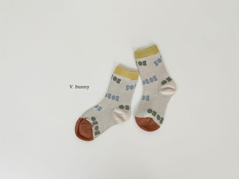 V Bunny - Korean Children Fashion - #designkidswear - Space Socks Set - 7