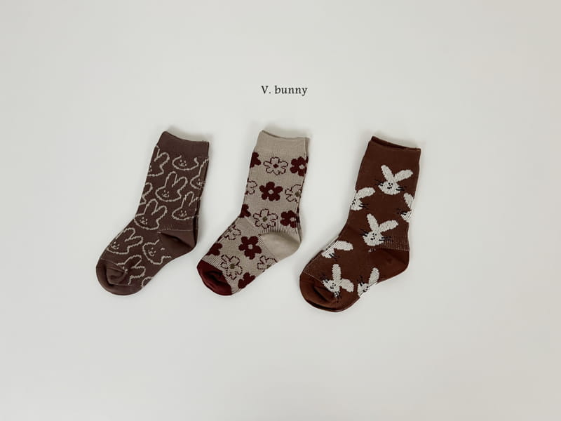 V Bunny - Korean Children Fashion - #discoveringself - Ddogeng Socks Set