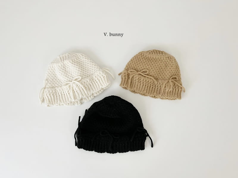 V Bunny - Korean Children Fashion - #designkidswear - Ribbon beanie 56~58cm - 4