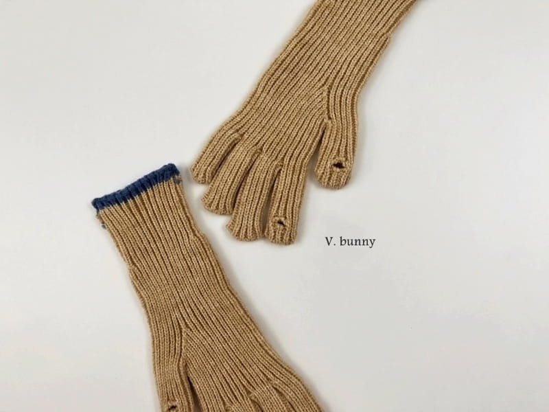 V Bunny - Korean Children Fashion - #kidsshorts - Two Tone Gloves with Mom - 3