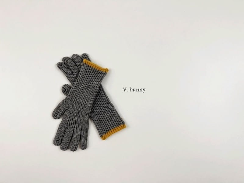 V Bunny - Korean Children Fashion - #kidsshorts - Two Tone Gloves with Mom - 4