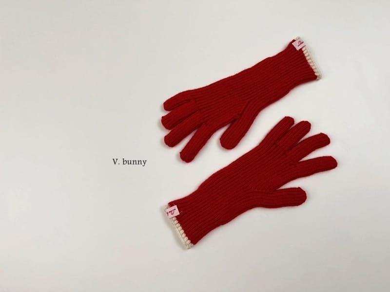 V Bunny - Korean Children Fashion - #littlefashionista - Two Tone Gloves with Mom - 7