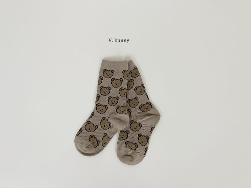 V Bunny - Korean Children Fashion - #magicofchildhood - Two Bear Socks Set - 5