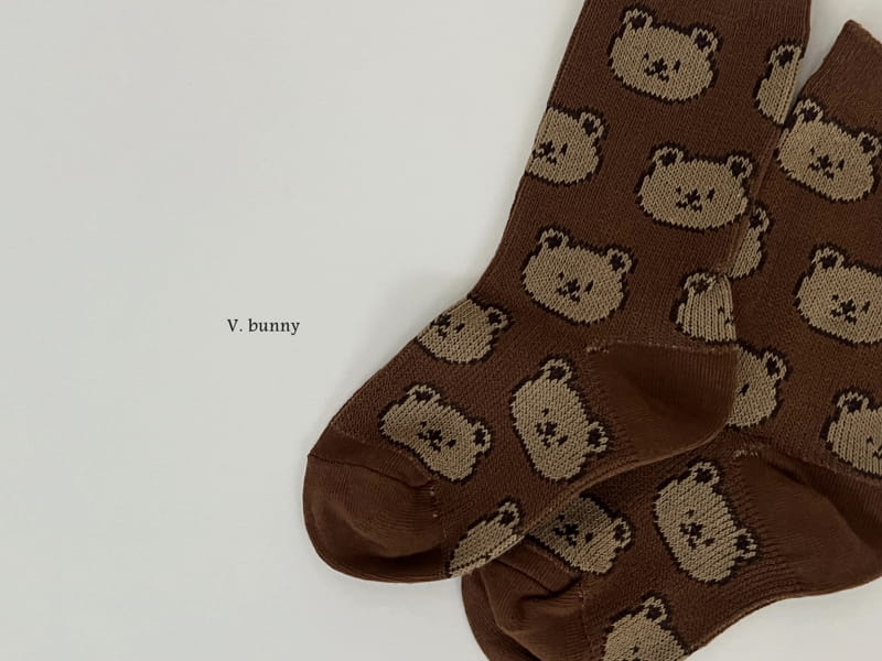 V Bunny - Korean Children Fashion - #magicofchildhood - Wave Socks Set - 10