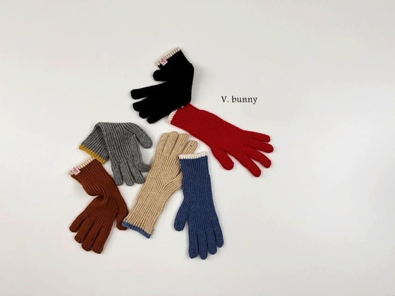 V Bunny - Korean Children Fashion - #magicofchildhood - Two Tone Gloves with Mom - 8