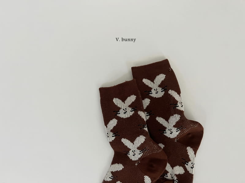 V Bunny - Korean Children Fashion - #minifashionista - Ddogeng Socks Set - 9