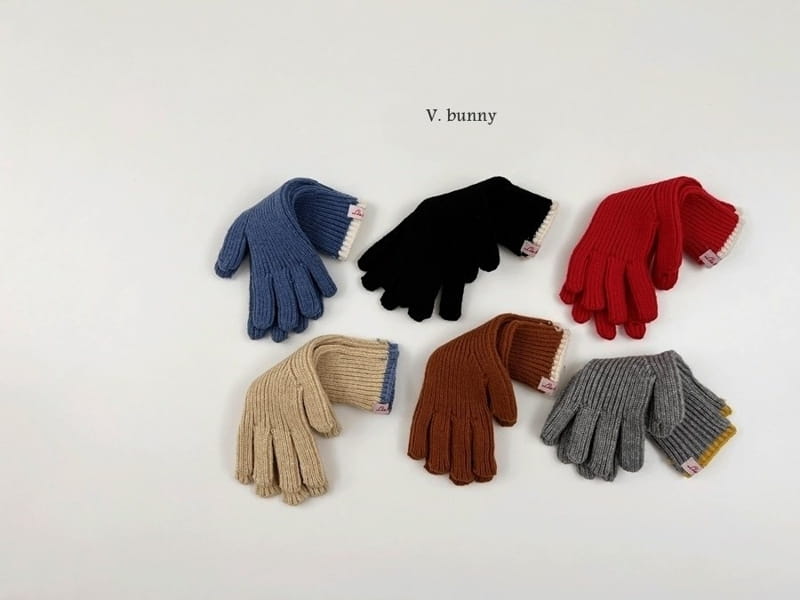 V Bunny - Korean Children Fashion - #minifashionista - Two Tone Gloves with Mom - 9