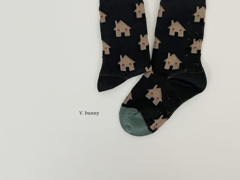 V Bunny - Korean Children Fashion - #prettylittlegirls - House Socks Set - 8