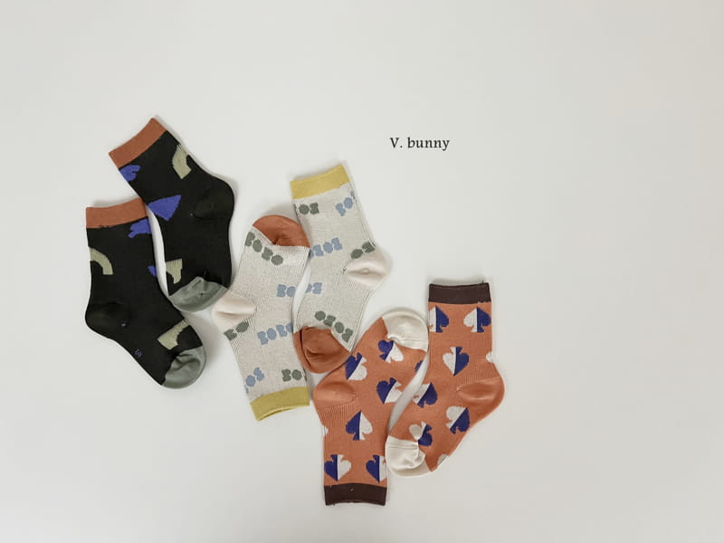 V Bunny - Korean Children Fashion - #prettylittlegirls - Space Socks Set