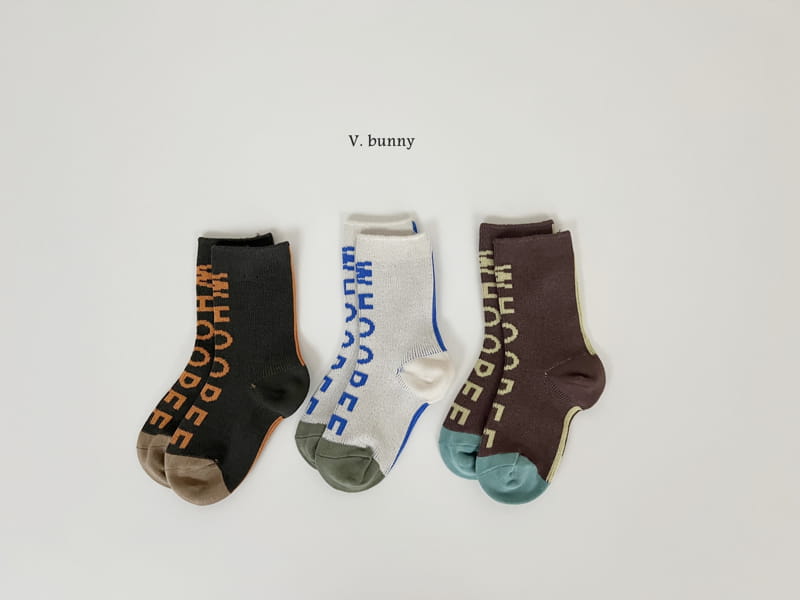 V Bunny - Korean Children Fashion - #toddlerclothing - Yahoo Socks Set - 6