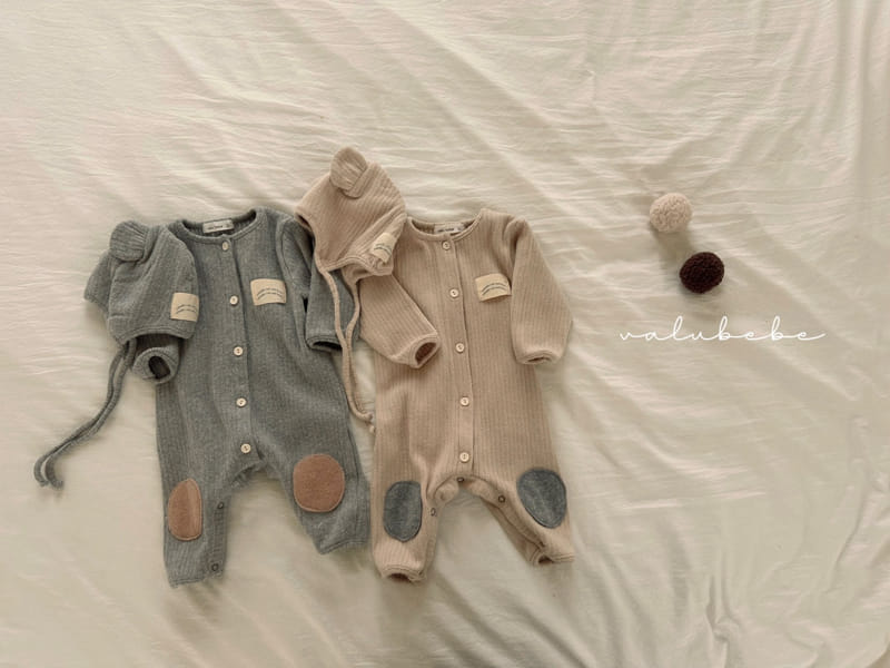 Valu Bebe - Korean Baby Fashion - #babyfashion - Rib Bbang Dduck Bodysuit - 3