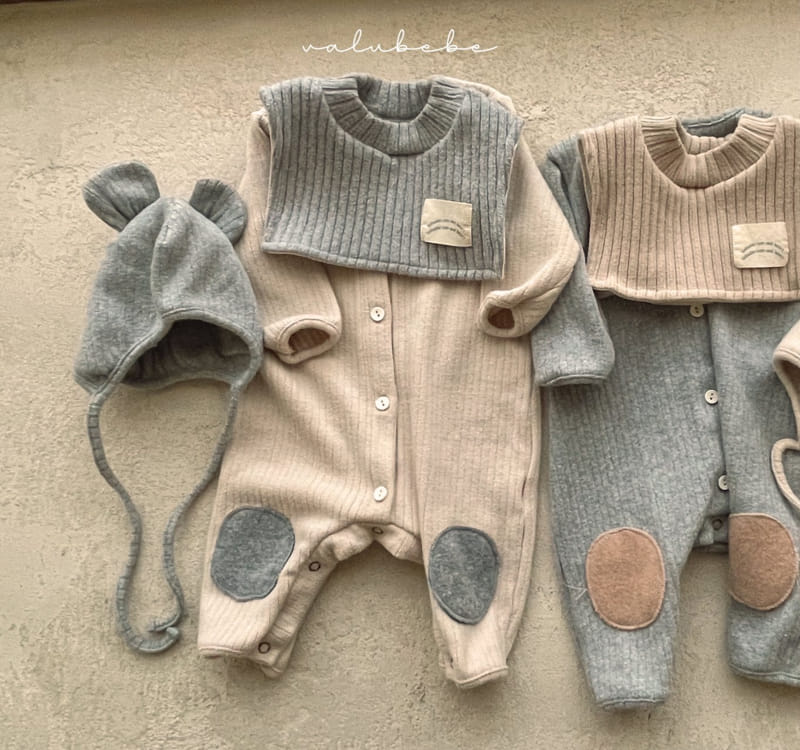 Valu Bebe - Korean Baby Fashion - #babyoutfit - Rib Bbang Dduck Bodysuit - 9