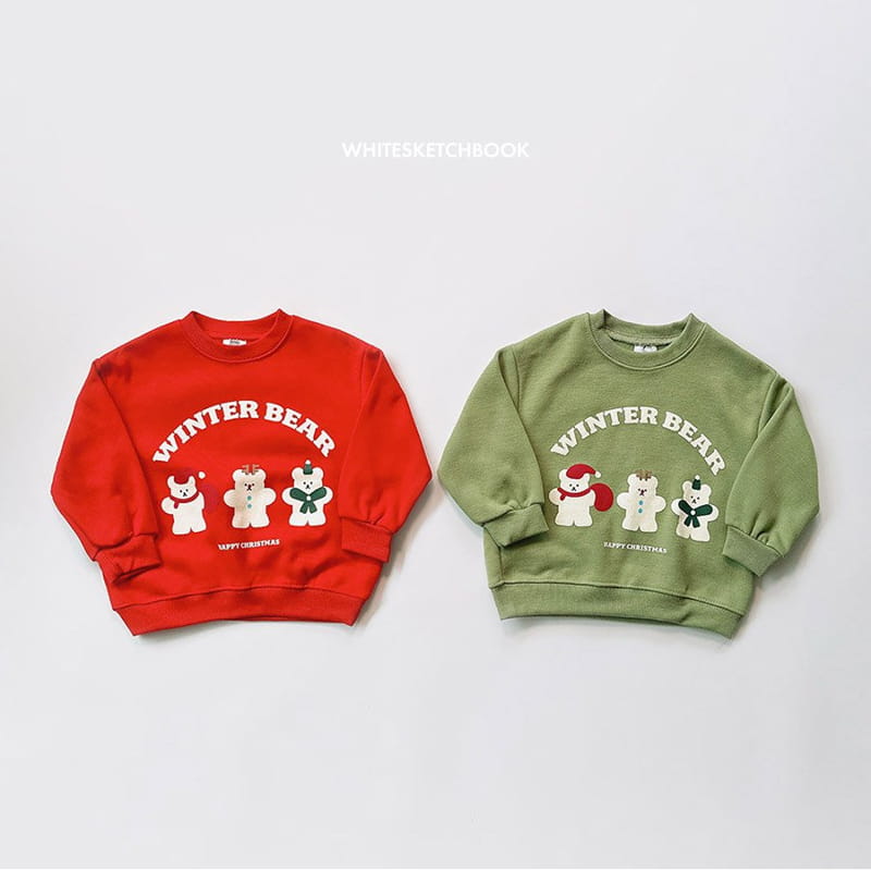 Whitesketchbook - Korean Children Fashion - #Kfashion4kids - Winter Bear Fleece Sweatshirt - 10