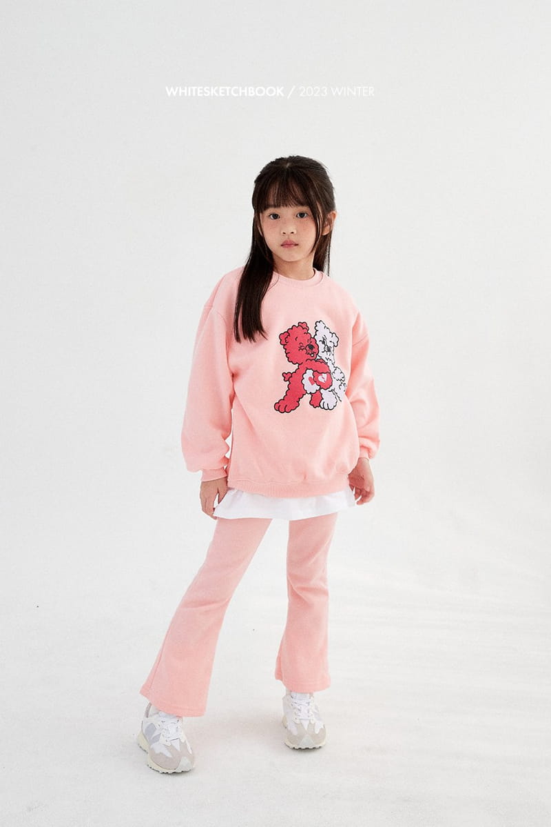 Whitesketchbook - Korean Children Fashion - #kidzfashiontrend - Bubble Fleece Top Bottom Set - 4