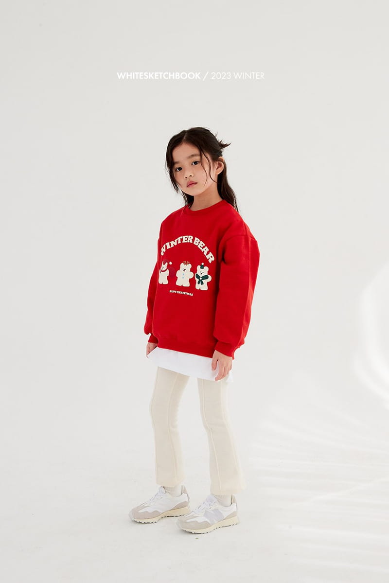 Whitesketchbook - Korean Children Fashion - #childofig - Winter Bear Fleece Sweatshirt - 2