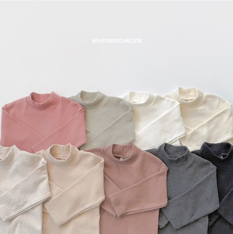 Whitesketchbook - Korean Children Fashion - #childofig - Half Neck Turtleneck Tee - 11