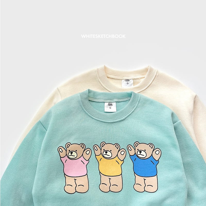 Whitesketchbook - Korean Children Fashion - #childofig - Hurray Bear Fleece Top Bottom Set - 10