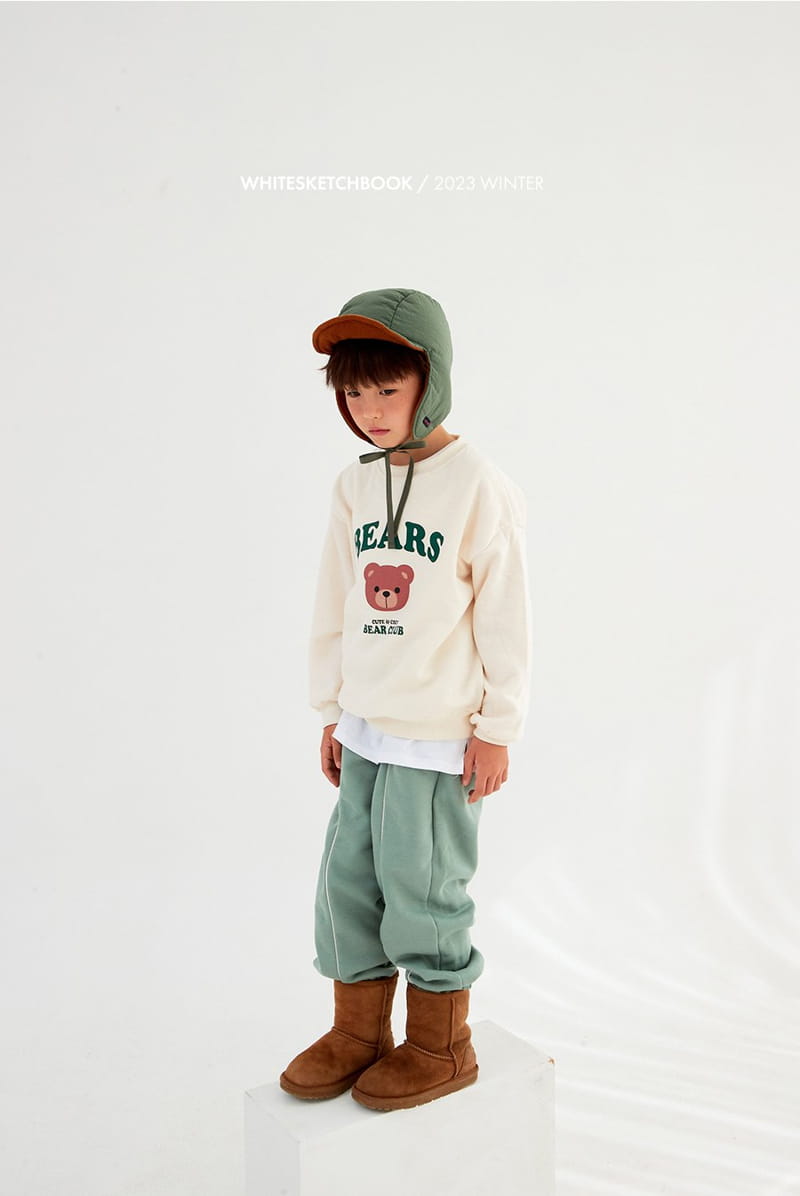 Whitesketchbook - Korean Children Fashion - #designkidswear - Bear Club Fleece Sweatshirt - 3