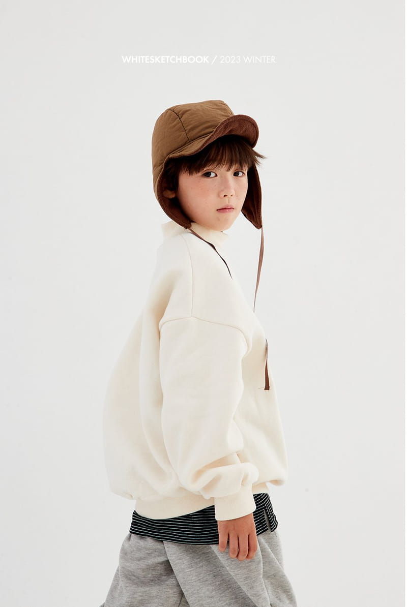 Whitesketchbook - Korean Children Fashion - #designkidswear - Fleece Sweatshirt - 7