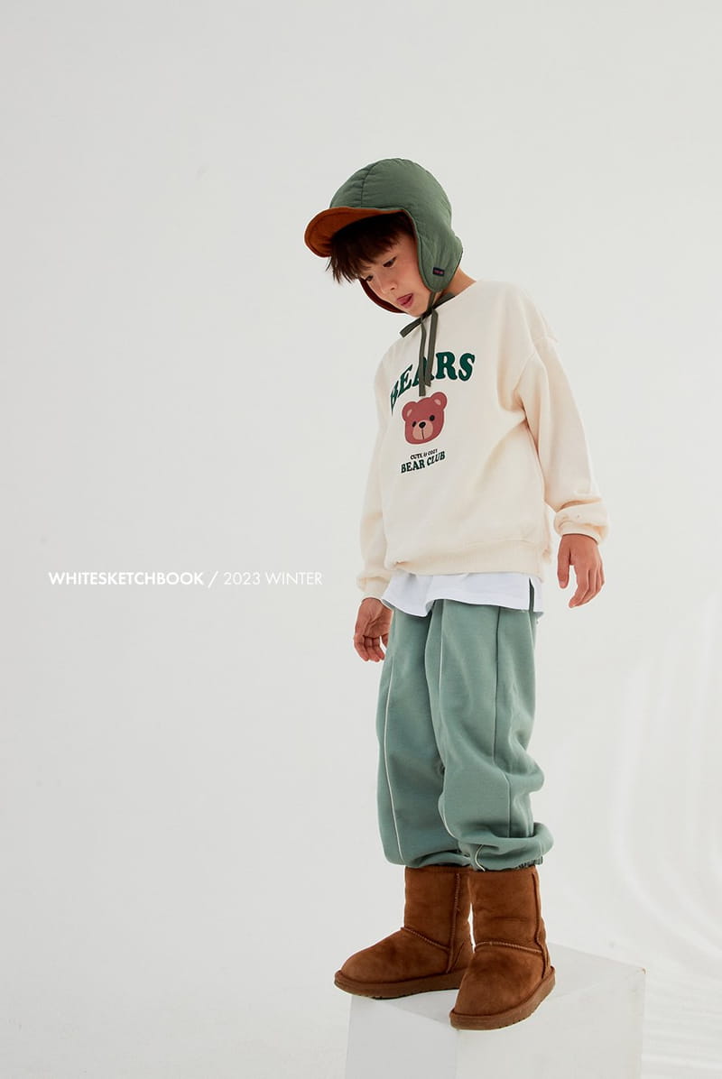 Whitesketchbook - Korean Children Fashion - #designkidswear - Bear Club Fleece Sweatshirt - 4