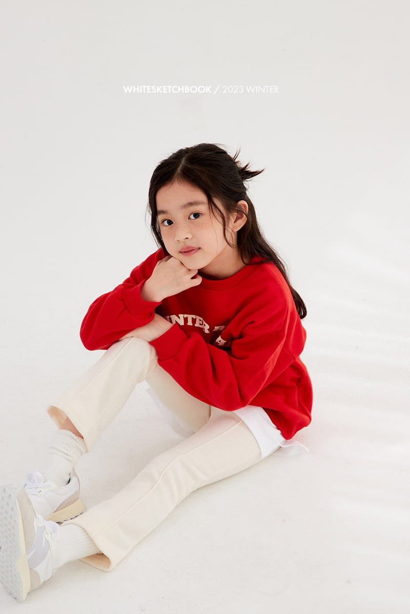 Whitesketchbook - Korean Children Fashion - #fashionkids - Pintuck Fleece Pants - 2