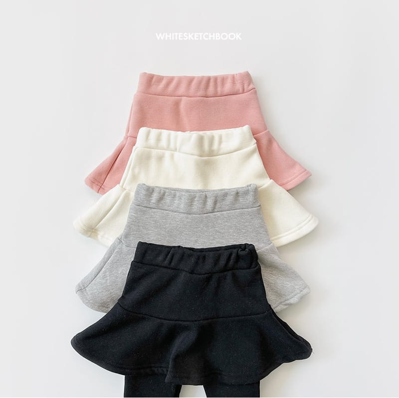 Whitesketchbook - Korean Children Fashion - #kidsshorts - Mink Skirt Leggings - 10