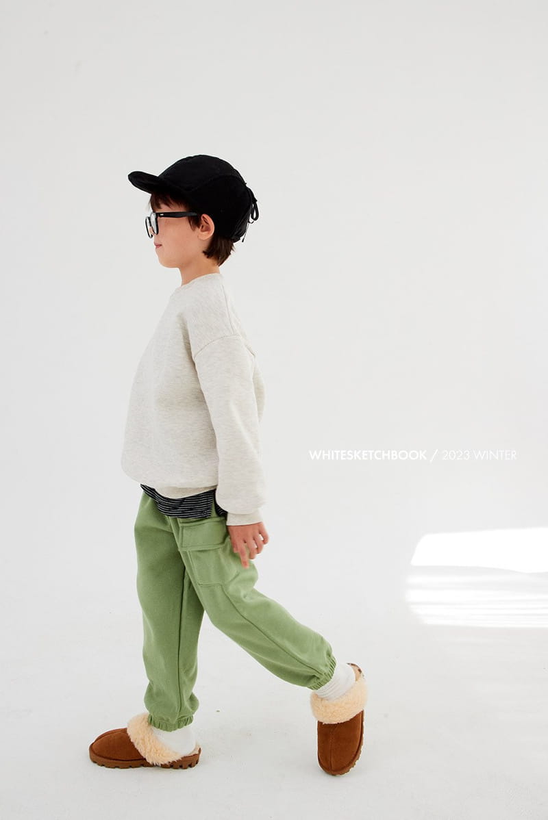 Whitesketchbook - Korean Children Fashion - #kidsstore - Pocket Pants - 2