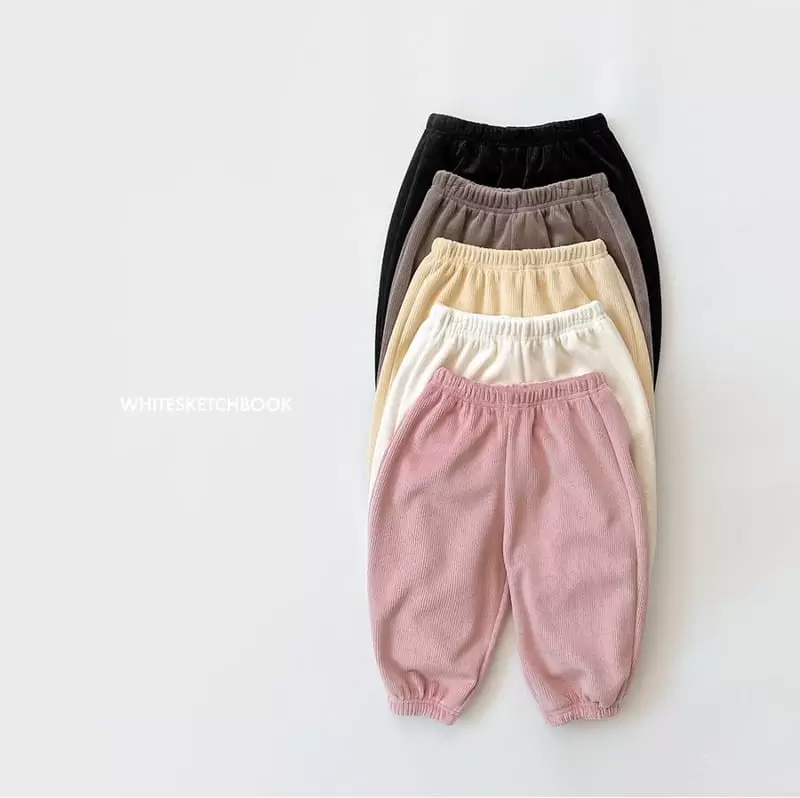 Whitesketchbook - Korean Children Fashion - #kidsstore - Rib Jogger Pants - 11