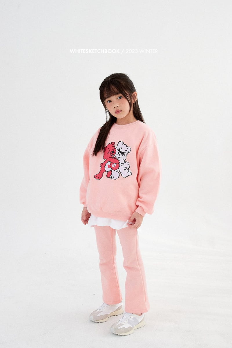 Whitesketchbook - Korean Children Fashion - #kidsstore - Bubble Fleece Top Bottom Set - 2