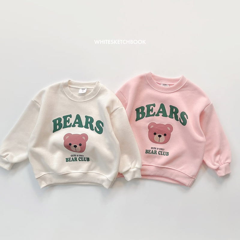 Whitesketchbook - Korean Children Fashion - #littlefashionista - Bear Club Fleece Sweatshirt - 10