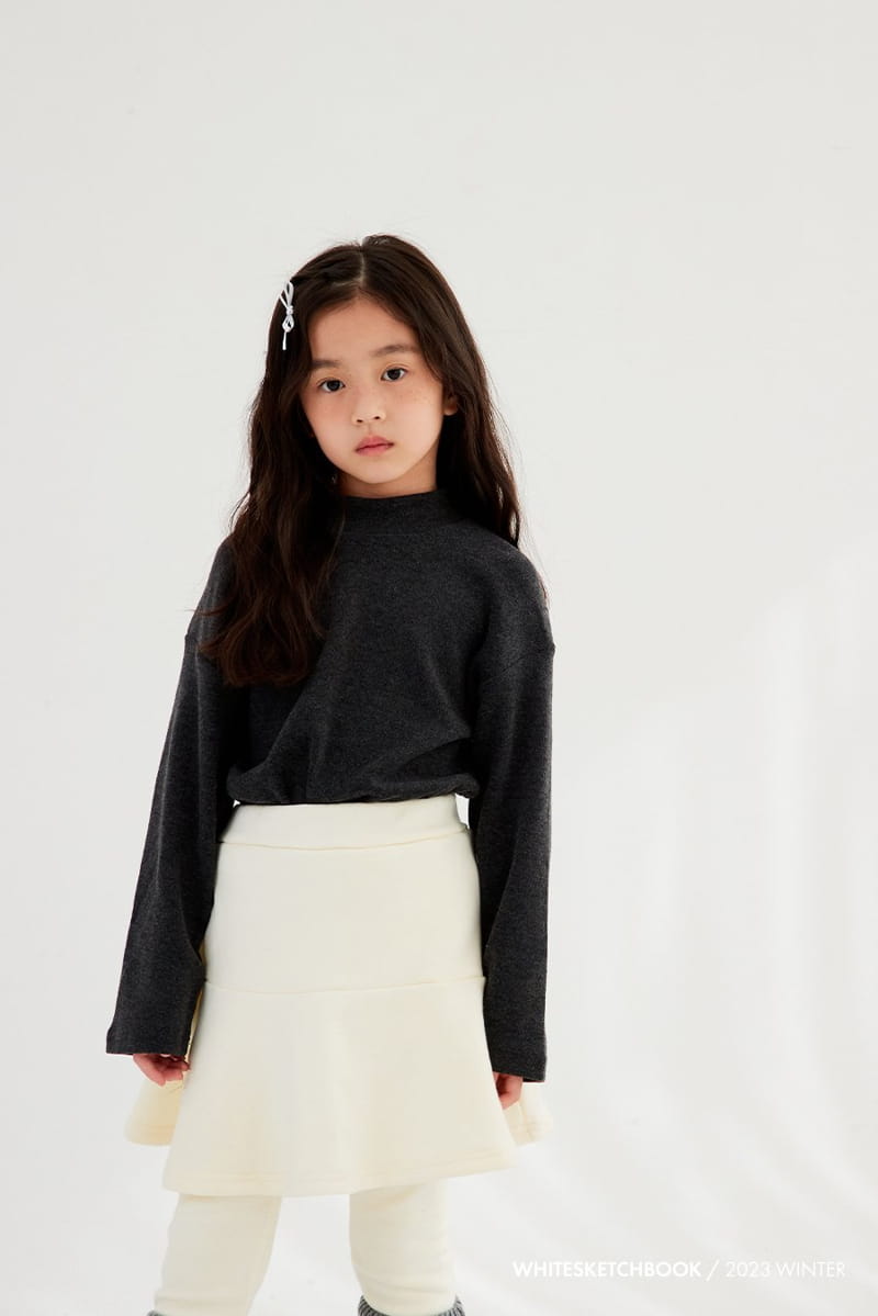 Whitesketchbook - Korean Children Fashion - #Kfashion4kids - Half Neck Turtleneck Tee - 4