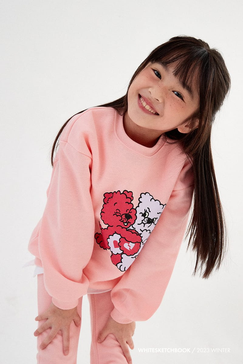 Whitesketchbook - Korean Children Fashion - #littlefashionista - Bubble Fleece Top Bottom Set - 5